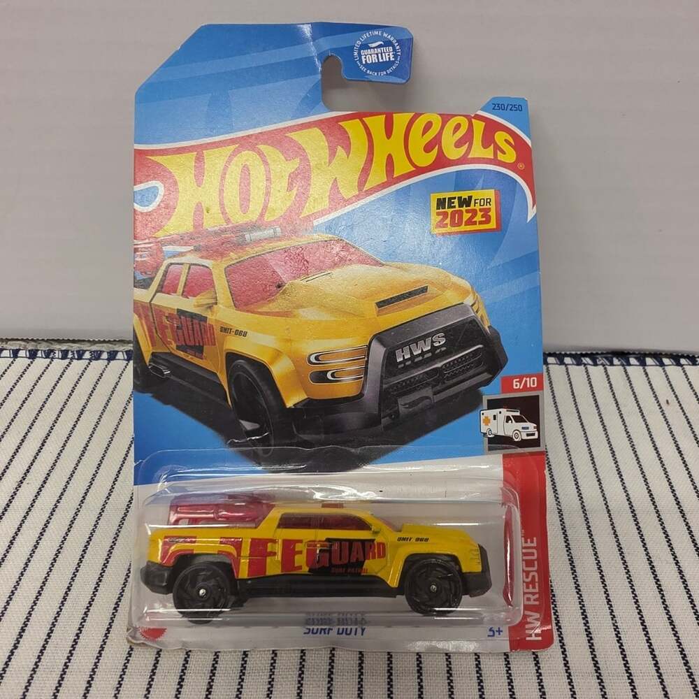 Lot of 4 Hot Wheels Mainline Cars Surf Duty Drone Duty HW-4-Trac Mach It Go Seal